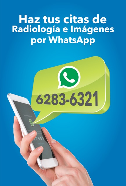 Solicita tus citas de radiología del Hospital Paitilla por Whatsapp